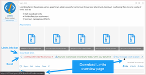 [XenCustomize] Limit Attachment Downloads