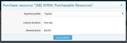 [XB] XFRM: Purchasable Resources