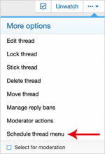 [AndyB] Schedule thread