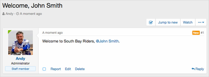 [AndyB] Welcome Thread