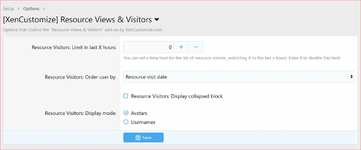 [XenCustomize] Resource Views & Visitors