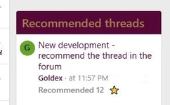 [Goldex] Favorite – Thread Recommendations