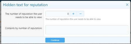 [MMO] Hide BbCode by Reputation