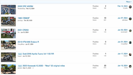 [AndyB] Classified forums