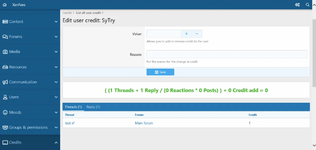 [Xen-Soluce] Credit System