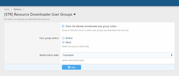 [XTR] Resource Downloader User Groups