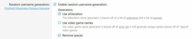 [OzzModz] Registration Random Username
