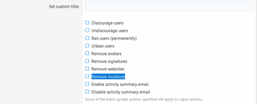 [OzzModz] User Batch Update Action: Location Remove