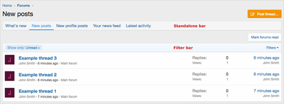 [AndyB] Remove new posts options