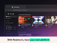 [Realms.tv] Add Live Events to Your Community