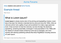 [AndyB] New post email