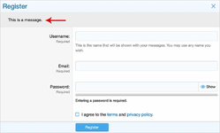[Andy] Register show message