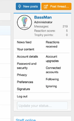 [cXF] Account widgets