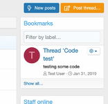 [cXF] Account widgets