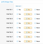 [cXF] Widget Tabs