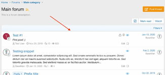 [cXF] Quick thread per forum