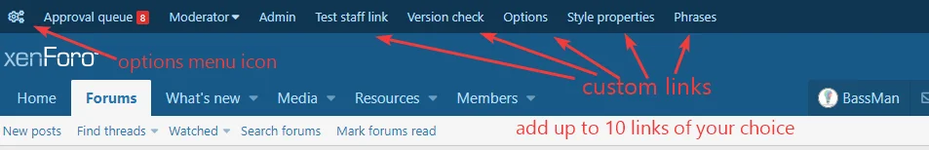 [cXF] Staff bar enhancement