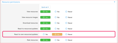 [XenCustomize] React to Own Content