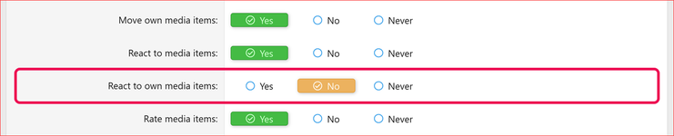 [XenCustomize] React to Own Content