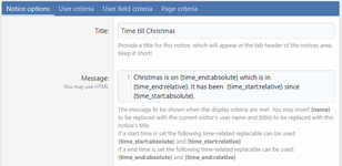 [SV] Notice Time Replacables