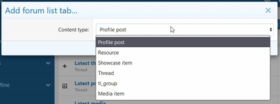 [XB] Forum Content List Tabs