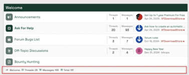 [XFDS] Category Statistics