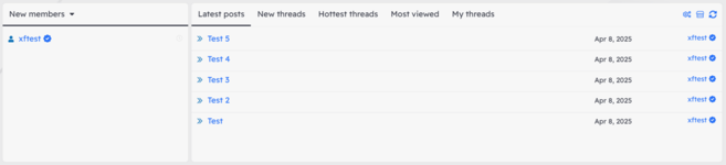 [F4] Live forum statistics