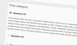 Frequently Asked Questions Plugin