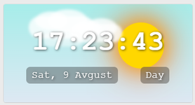 [XENDEEP] Digital Clock & Date Widget