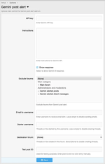 [AndyB] Gemini post alert